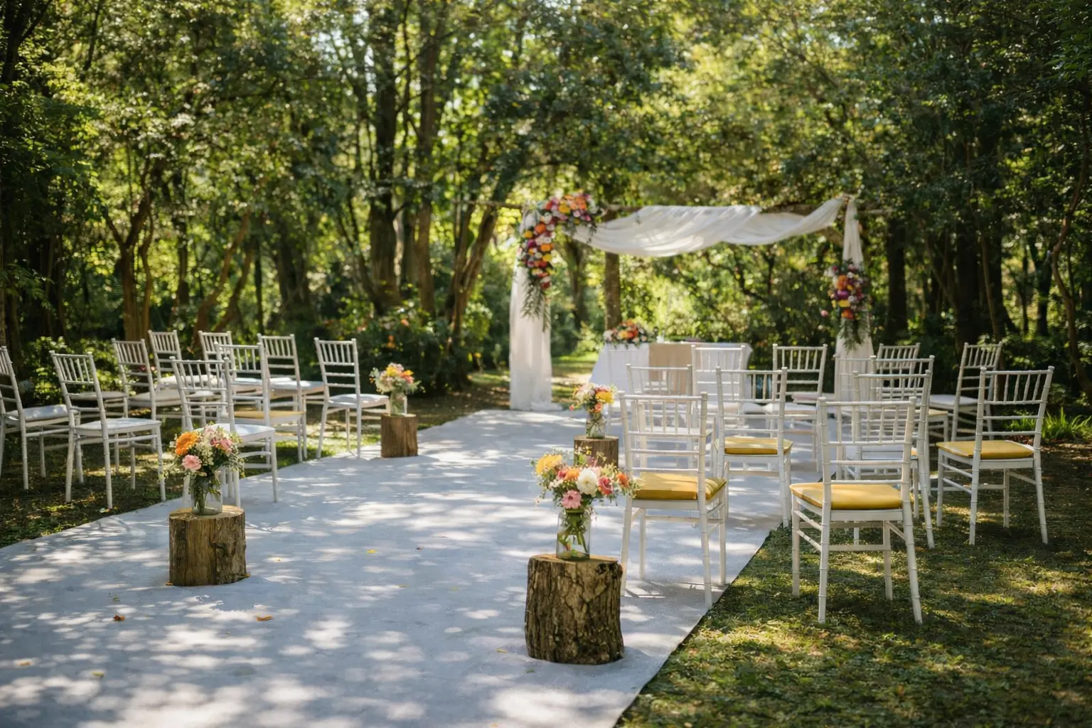 Centro de eventos Ruka Lefún en Villarrica - salón para matrimonios y eventos corporativos rodeado de naturaleza